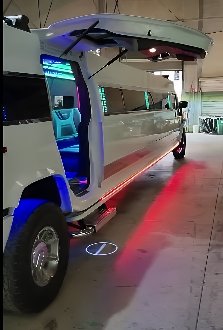 18 passenger Hummer stretch limousine exterior